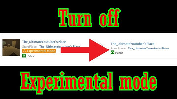 HOW TO TURN OFF EXPERIMENTAL MODE ON YOUR GAMES | ROBLOX