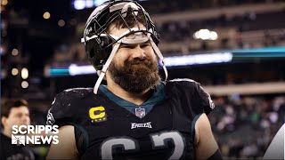 Jason Kelce's pregnant wife Kylie will bring OB-GYN to Super Bowl