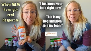 Desperate MLM hun begging people to join her Juice Plus team | #antimlm #juiceplus