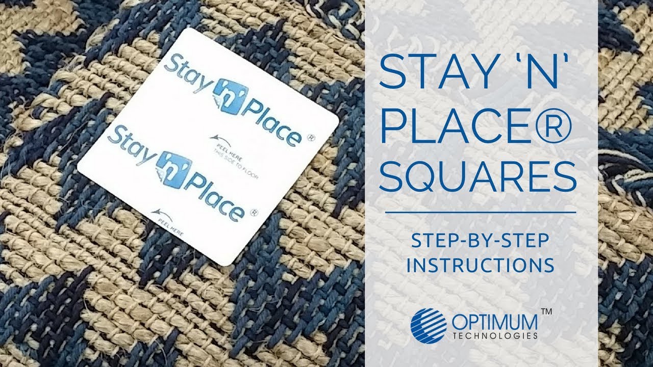 How to use Stay ‘n’ Place Slip Resistant Tabs YouTube