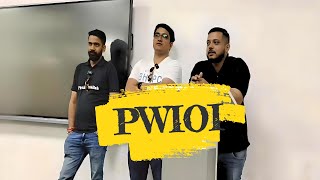 Sachin sir, Rajwant sir and Amit Mahajan sir 😍 in pwioi
