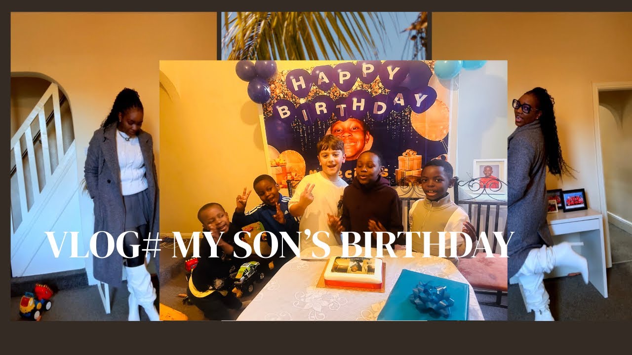 Welcome to my vlog # my son’s birthday celebration with his friends 