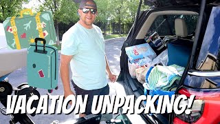 Family Vacations Are Hard, Tiring, And Stressful | Unpacking Just To Repack For The Next Vacation