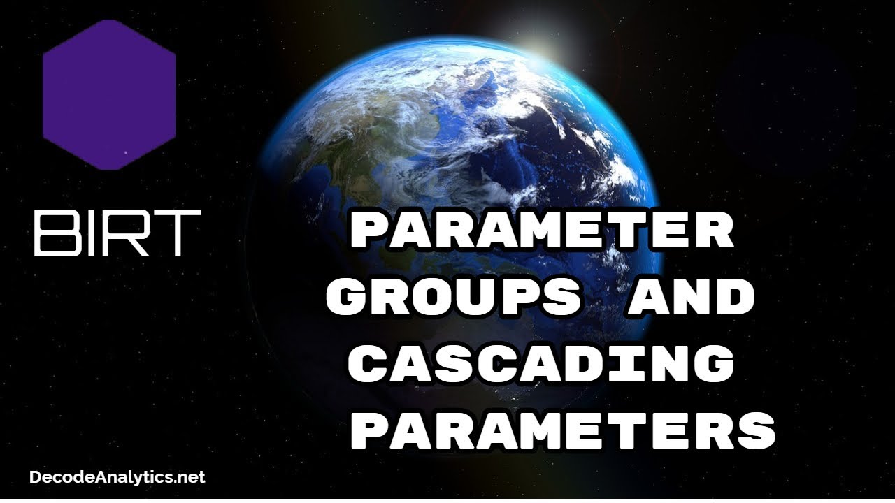 Update BIRT Parameter Groups Cascading Parameters