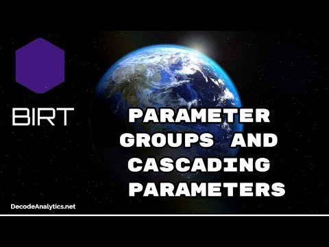 BIRT Parameter Groups Cascading Parameters