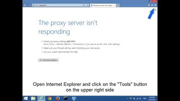 The proxy server isn