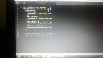 How to remove # from url in angularjs