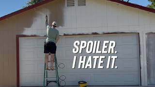 Painting The Entire Garage and Then Hating It…