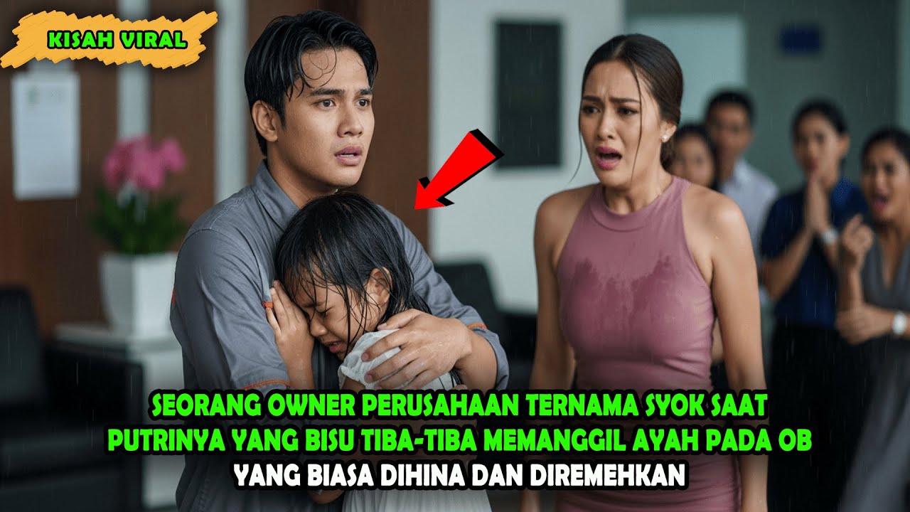Owner Perusahaan Ternama Syok Saat Putrinya Yang Bisu Memanggil Ayah Pada OB Miskin Yg Biasa Dihina