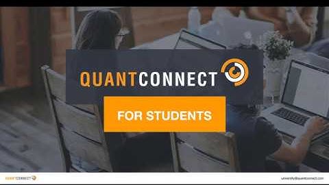 QuantConnect for Students - IDE, Testing, & Live Trading