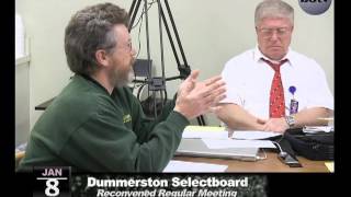 Dummerston Selectboard Mtg. 1/8/14