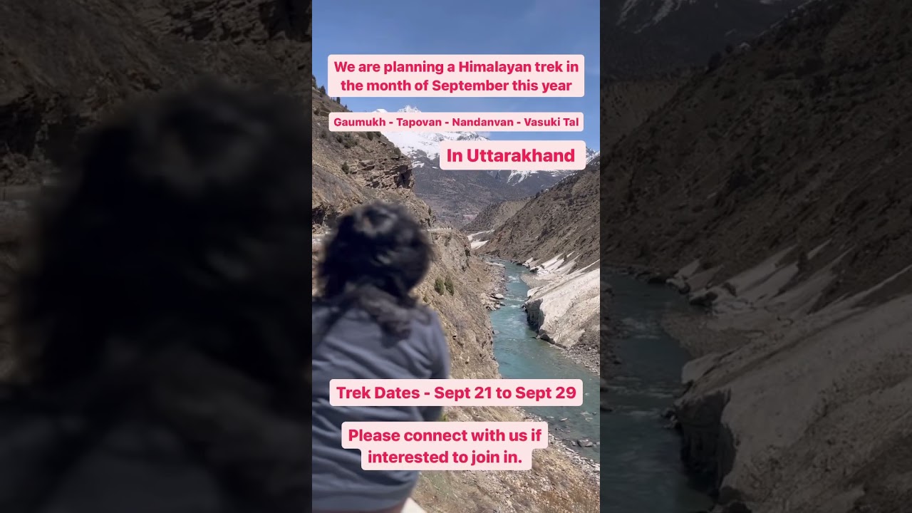 Video thumbnail: Please connect with us if interested to join in #trekking #indiatravel #travel #himalayanescape