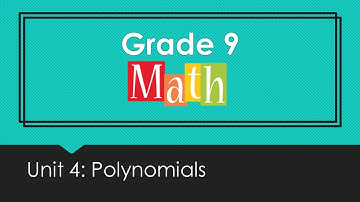 4.1 Modeling Polynomials