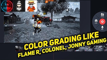 How to color grediant like FLAME R, COLONEL, JONNY GAMING in kinemaster | by SABBIR 777