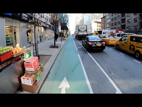 ⁴ᴷ⁶⁰-cycling-nyc-:-midtown-manhattan-via-2nd-avenue-from-59th-street-to-14th-street