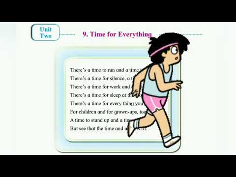 9 There Is Time For Everything Poem With Explanation Of Class 4 With Questions And Answers Youtube
