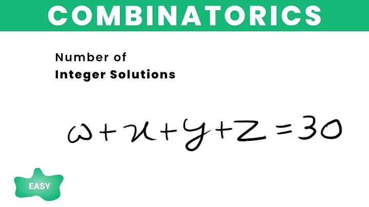 Number of positive integer solutions | Combinatorics | Easy