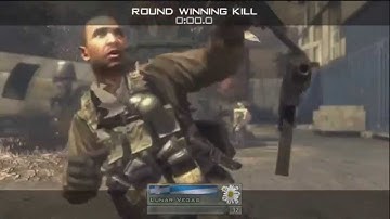 OMG! Insane MW2 Throwing Knife Killcam