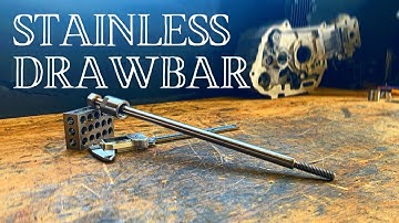 Machining a Drawbar for my CNC Mill