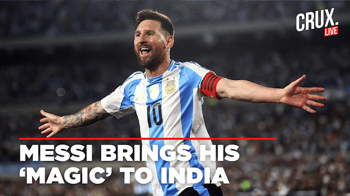 LIVE | Lionel Messi Unveils 70-Feet Tall Statue Of Himself In India's Kolkata | GOAT Tour | Football