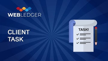 Learn how to add tasks in webledger