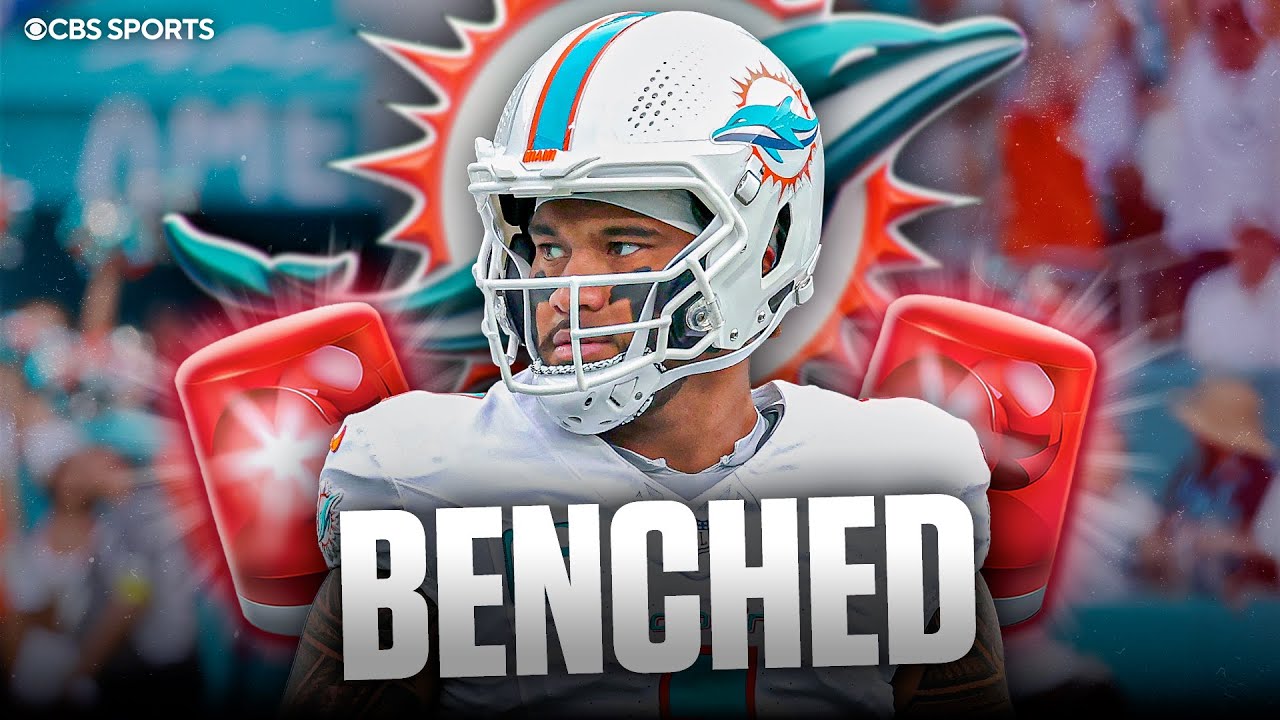 Dolphins BENCH Tua Tagovailoa, will start Quinn Ewers | What this means for Tua's future in Miami