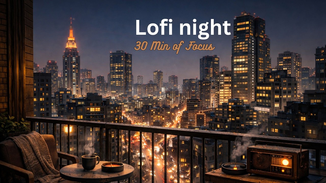 Late Night Study — 30 Minutes Lo-Fi Beats