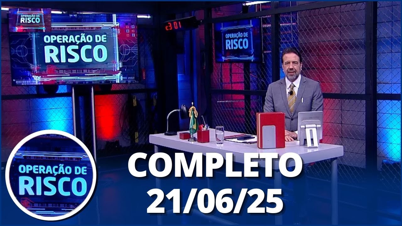 Operação de Risco: Esposa entrega idade de suspeito, foragido baleado e mais 21/06/2025 | Completo