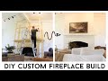 INSANE DIY Fireplace Build! // Stunning Modern Fireplace Makeover // Extreme Home Makeover