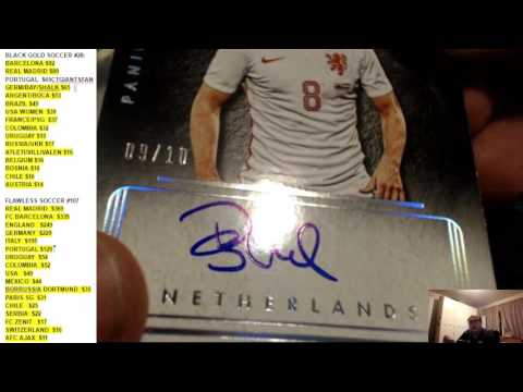 2016-17 PANINI NOIR SOCCER PICK YOUR TEAM PYT 3 BOX CASE BREAK #49, APR 19, 2017 football score