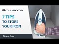 7 tips to store your iron  steam iron  rowenta tips