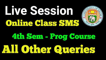 SOL Online Classes - 4th Semester BA And Bcom Prog