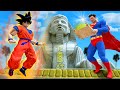 Goku &amp; Superman FOUND A Legendary Sword | Riddle of the Great Sphinx - KjraGaming