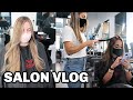 SALON VLOG | DAY IN A LIFE AS A HAIRSTYLIST | BALAYAGE & EXTENSIONS | WATCH ME DO HAIR