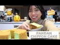 NAGBAKE AKO NG PANDAN CHIFFON CAKE 👩‍🍳🍰 | April Tan