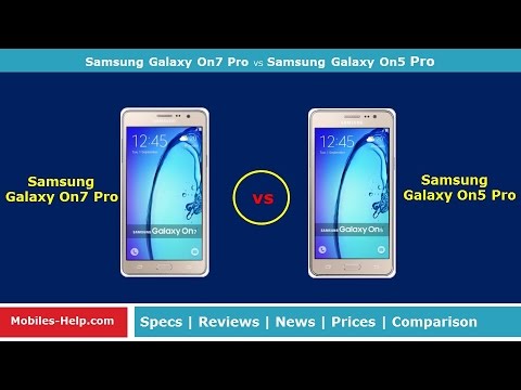 Samsung Galaxy On7 Pro vs Samsung Galaxy On5 pro - Which is Better?