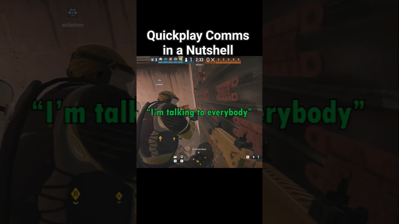 Quickplay Comms in a Nutshell #r6 #siege #r6siege #rainbowsix #gaming #funny #trolling