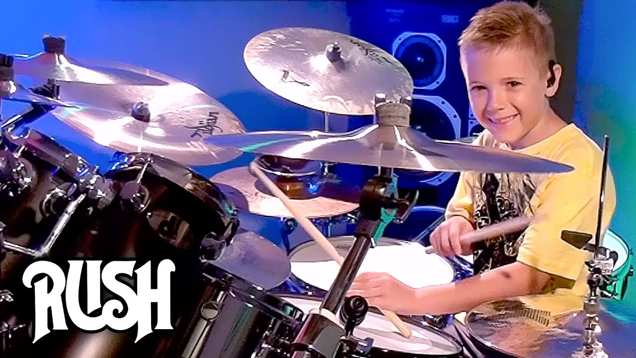 THE SPIRIT OF RADIO - RUSH (7 year old Drummer)