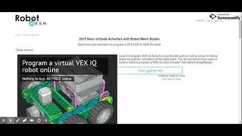 Screencast - Robot Mesh - VEX IQ robotics programming software