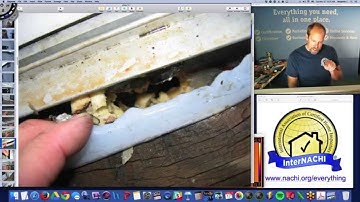 Inspecting a Deck Ledger Board Flashing Defect