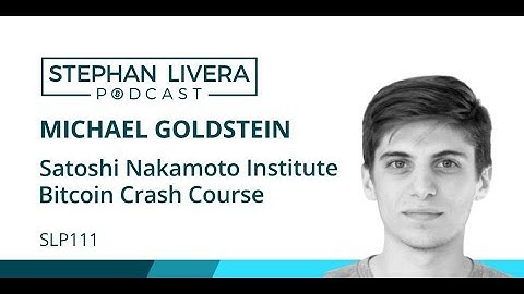 SLP111 Bitstein - Satoshi Nakamoto Institute Bitcoin Crash Course