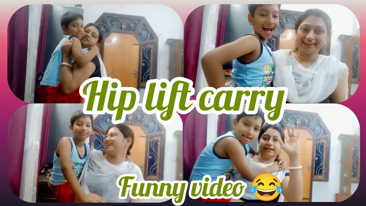 Hip lift carry challenge//full entertainment//funny 🤣 video//viral video//
