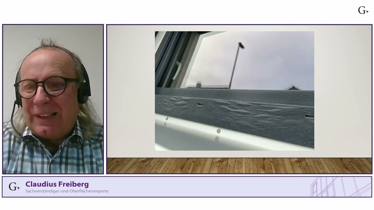 Forum Gebäudehülle: Schäden an Fenster-und Fassadenoberflächen, Claudius Freiberg