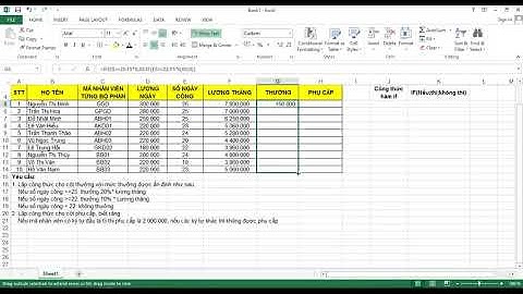 HƯỚNG DẪN SỬ DỤNG HÀM IF, HÀM IF KẾT HỢP LEFT TRONG EXCEL Trịnh Thị Quỳnh Msv :0854020105, KT 08-01