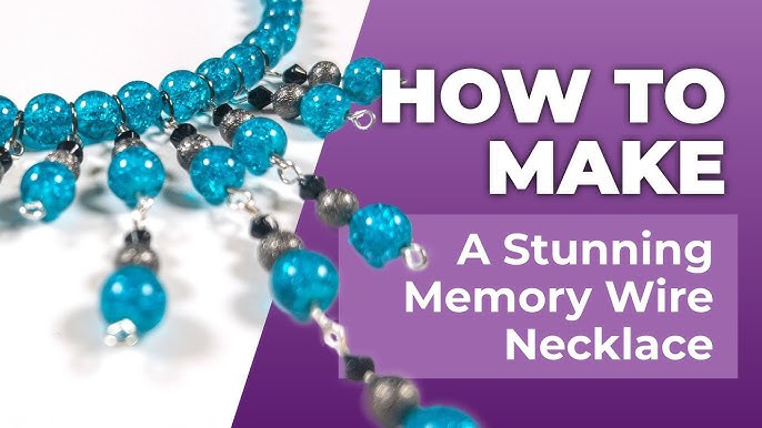 How to Make the Gemstone Memory Wire Bracelet Kit 