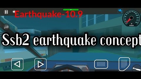 Simple Sandbox 2 Earthquake concept