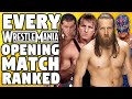 Every WWE WrestleMania Opening Match Ranked From WORST To BEST