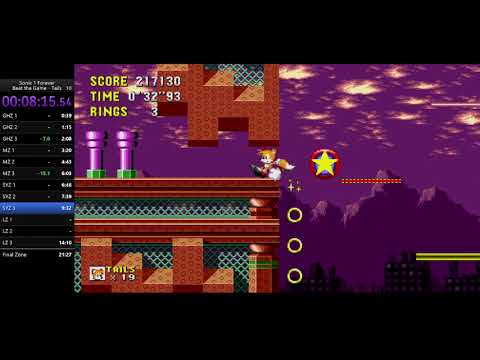 Sonic 1 Forever - Tails Speedrun - 19:55