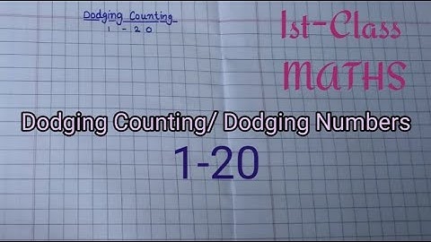 Dodging Counting & Dodging Numbers