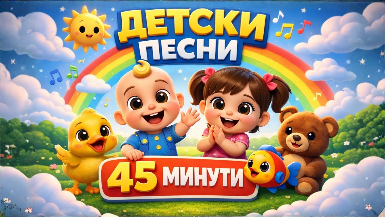 45 МИНУТИ ЛЮБИМИ ДЕТСКИ ПЕСНИ 🎵 | Голяма детска компилация